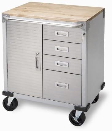 Rolling Storage Cabinet with Drawers U336897