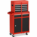 2-in-1 Tool Chest & Cabinet with 5 Sliding Drawers O92699