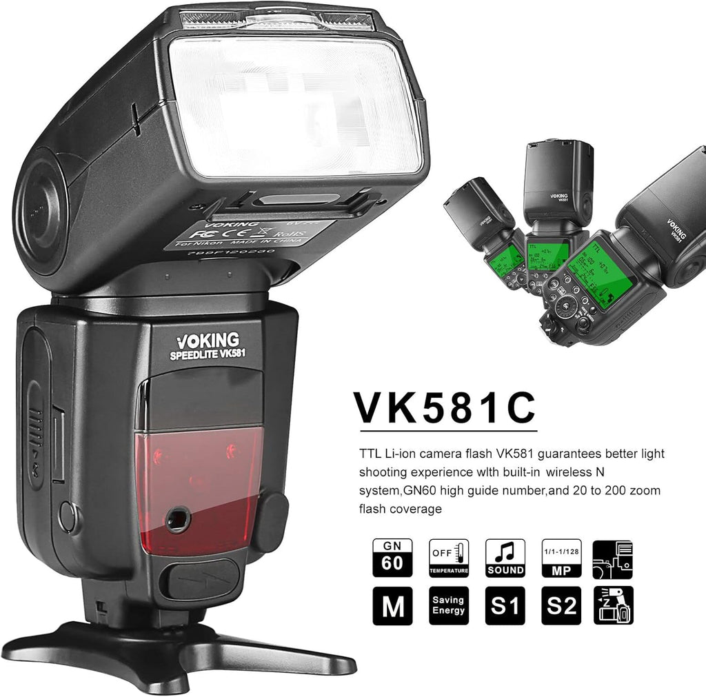 Camera Flash Speedlite Pack of 2 I6868