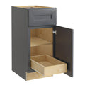 15-in W x 34.5-in H x 24-in D Onyx Painted Pine Base Cabinet I63492
