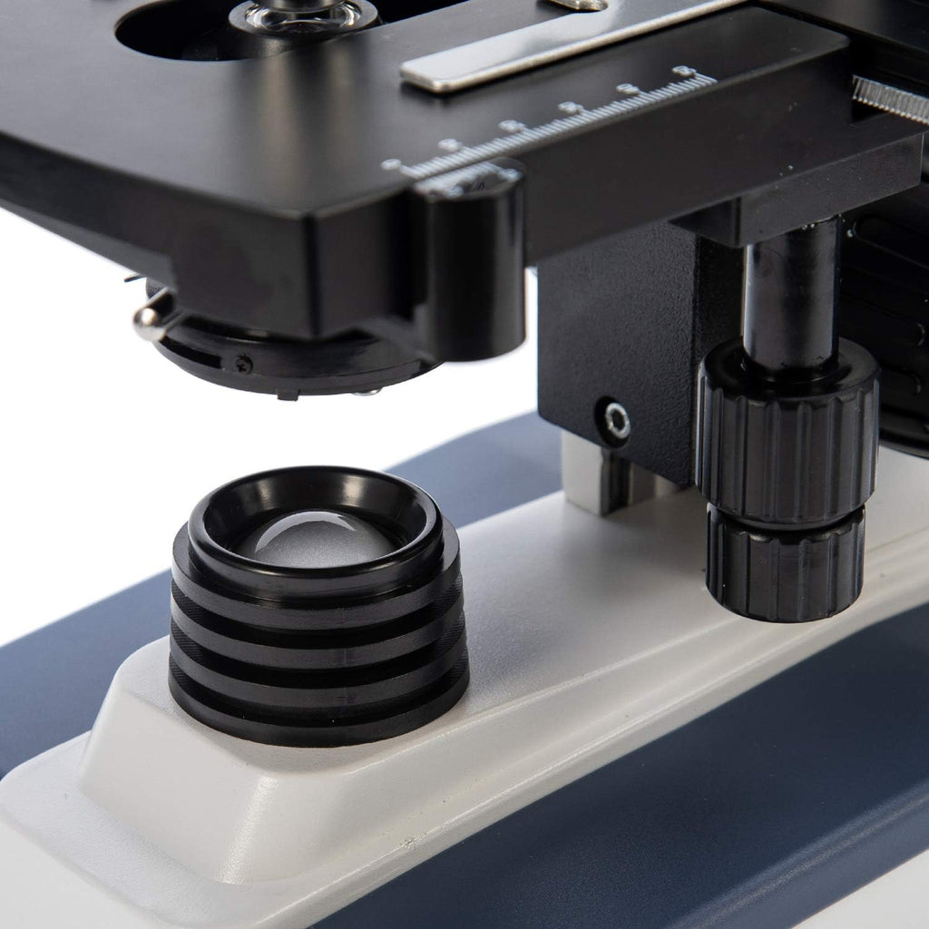 40X-2500X Trinocular Compound Lab Microscope with Wide-Field 10X and 25X Eyepieces U7390