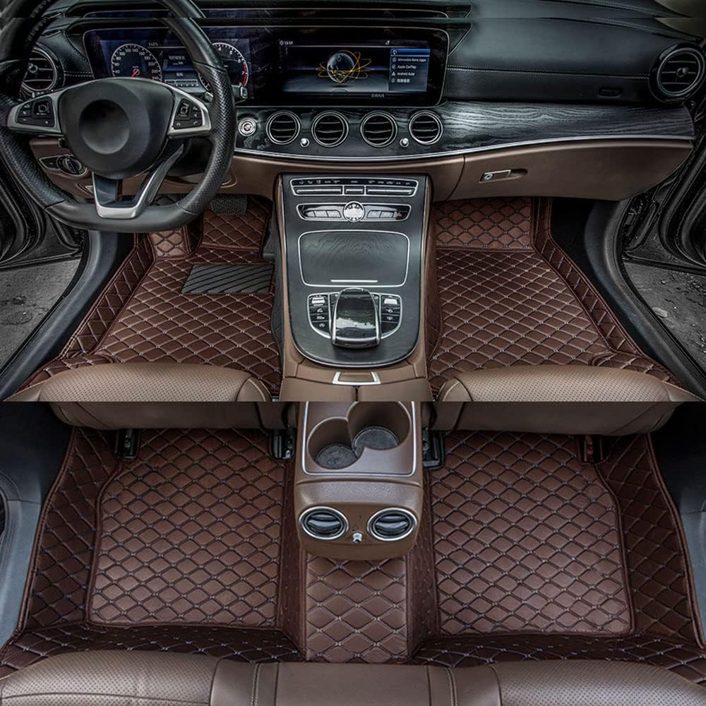 All Weather Non-Slip Leather Car Floor Mats Y34530