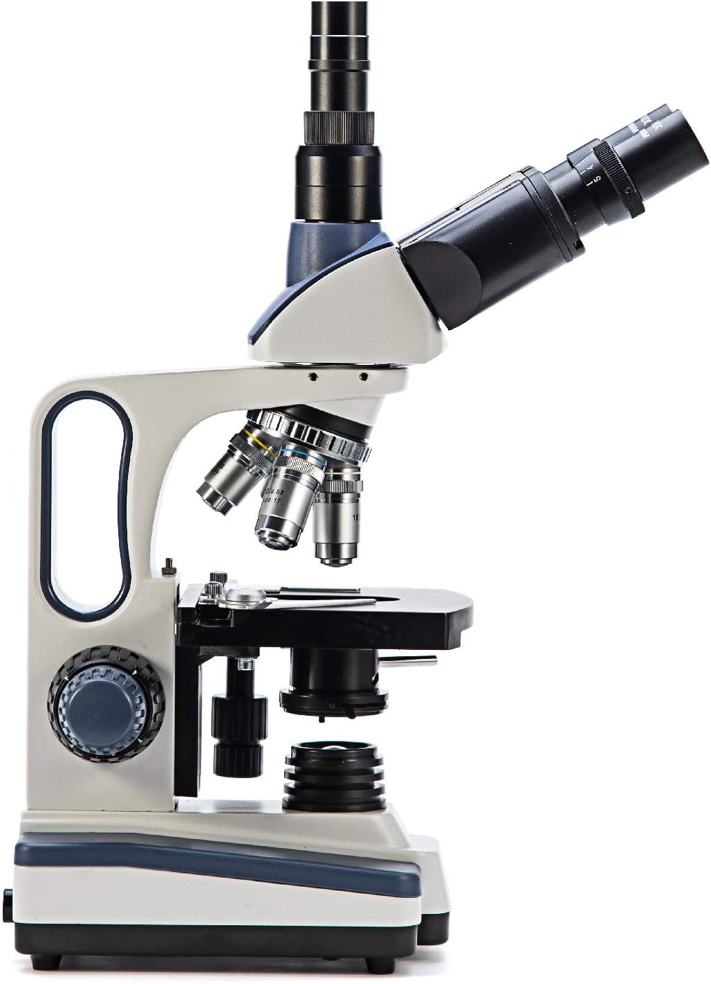 40X-2500X Trinocular Compound Lab Microscope with Wide-Field 10X and 25X Eyepieces U7390