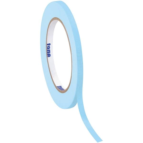 Light Blue Masking Tape 1/4 x 22 x 60 Yard Roll P8331