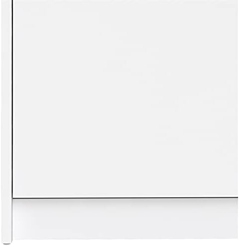White 2 Drawer Shoe Cabinet Q6615