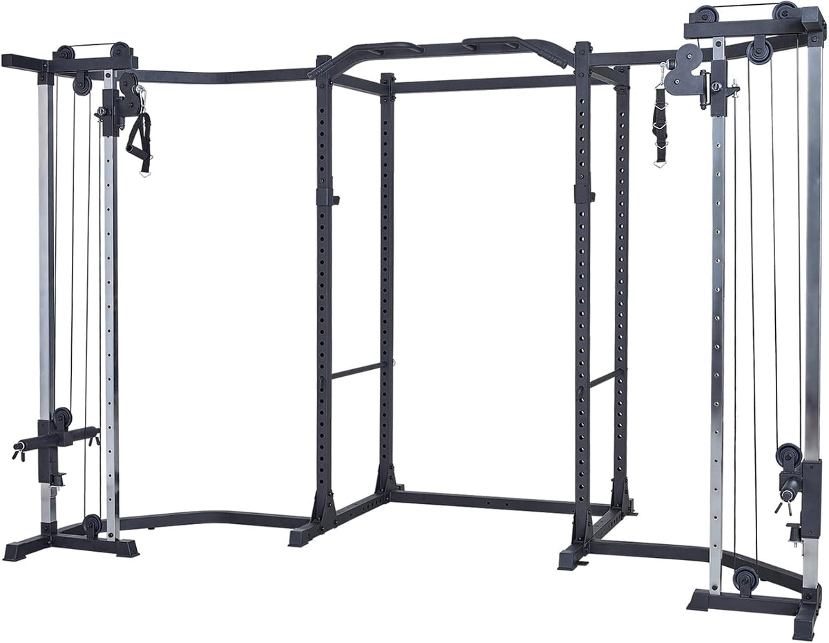 Power Cage, Squat Rack with Cable Crossover Machine H912