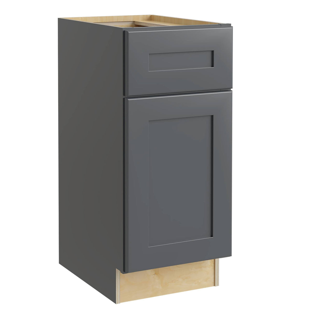 15-in W x 34.5-in H x 24-in D Onyx Painted Pine Base Cabinet I63492
