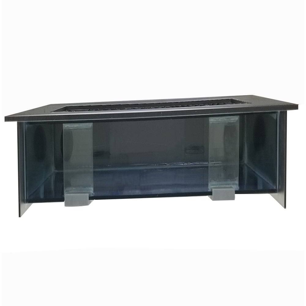 Wall Mounted Aquarium Brushed Black A912483