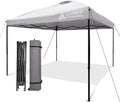 10'x10' Pop-Up Canopy Tent with Wheeled Carry Bag, Beige R16166