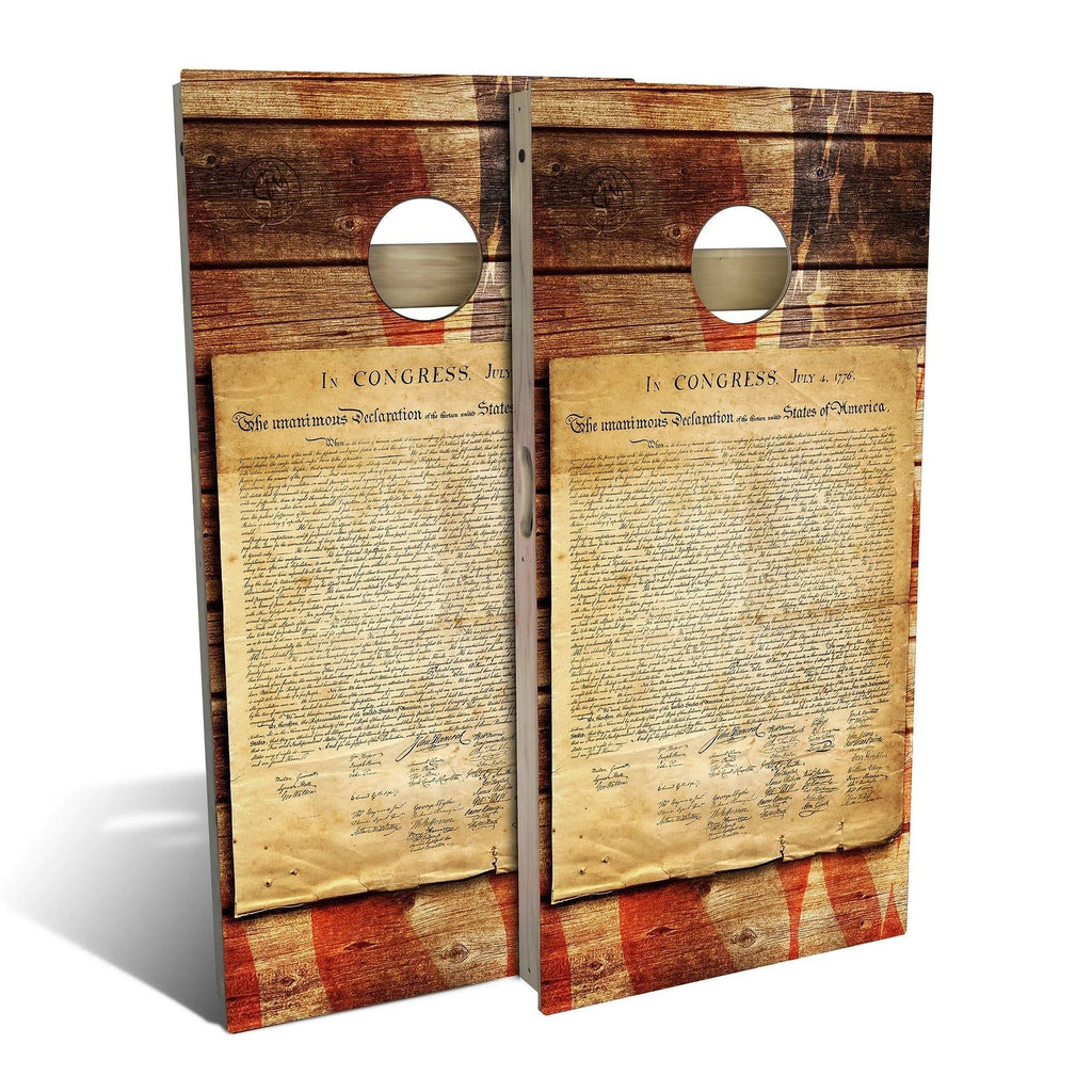 American Flag Cornhole Board Set with Carrying Case A103