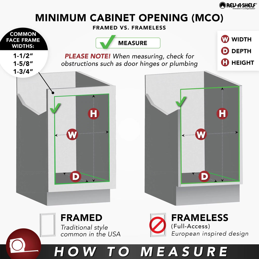 5.5" Pullout Cabinet Organizer with Soft-Close L782