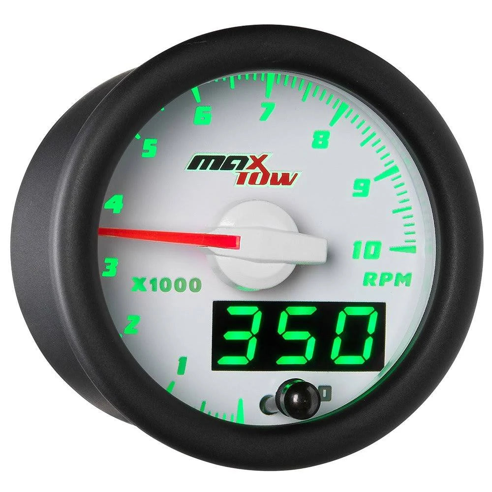 White and Green Tachometer Gauge K22000