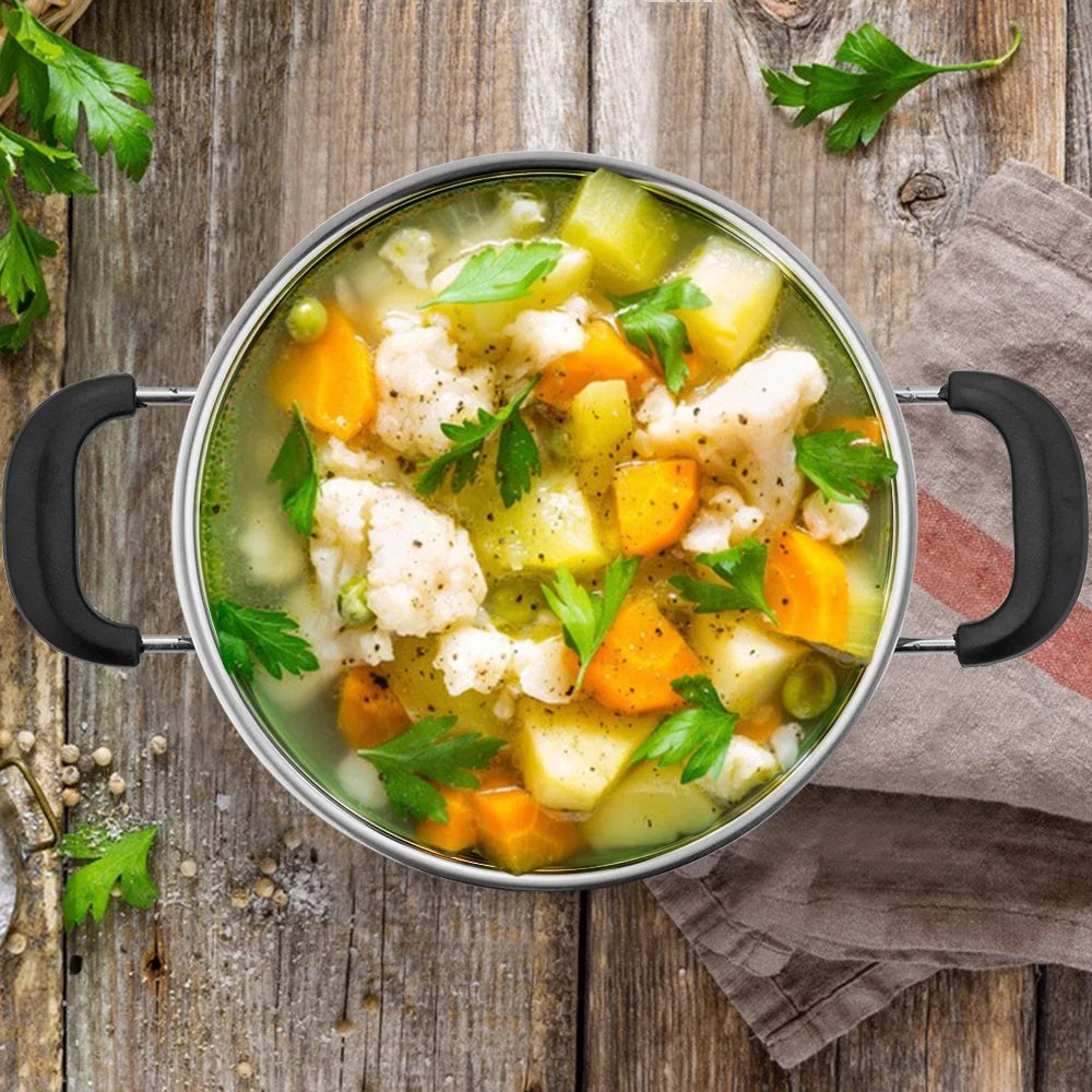 4 Quart Stainless Steel Stockpot with Lid Z42694
