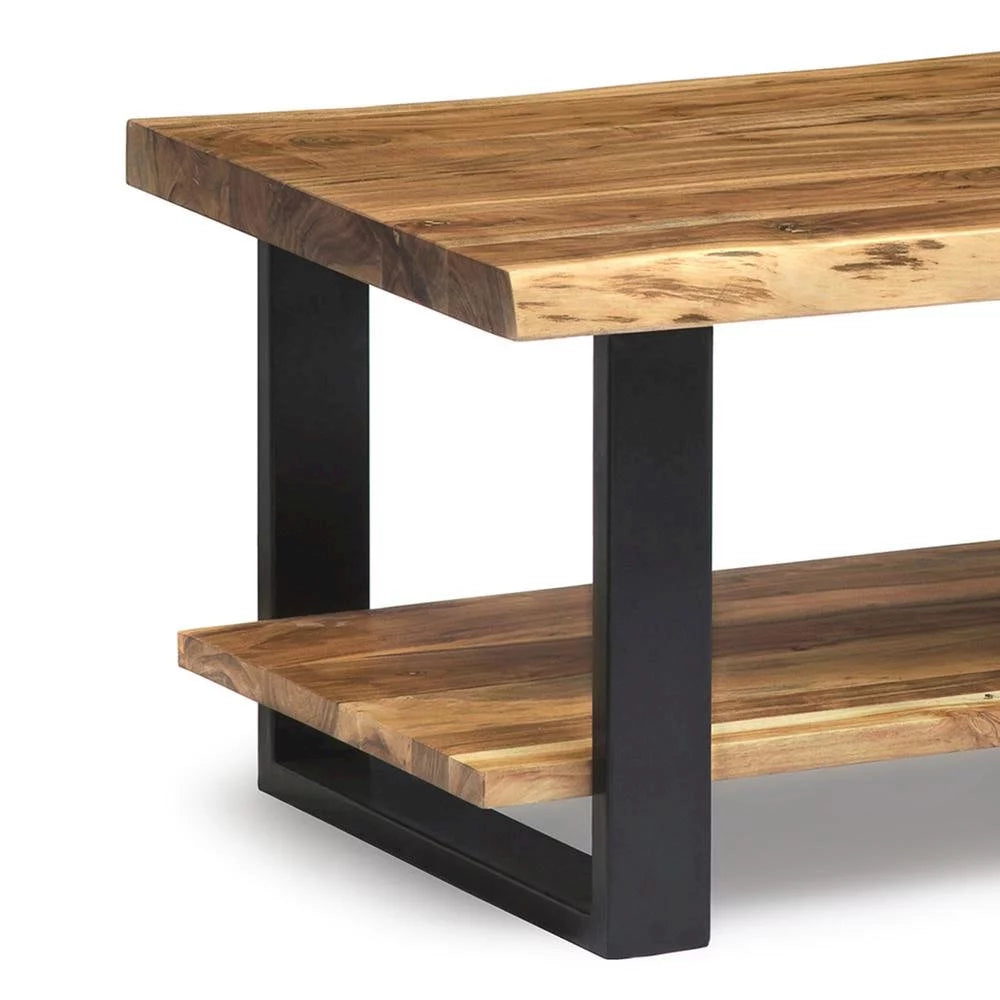 Natural Live Edge Wood Coffee Table X358797