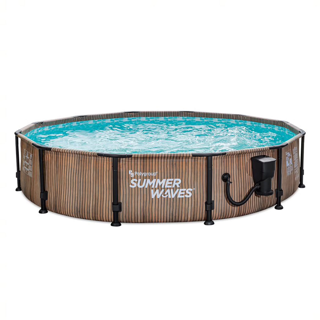 12ft x 30in Above Ground Frame Pool with Filter V4315