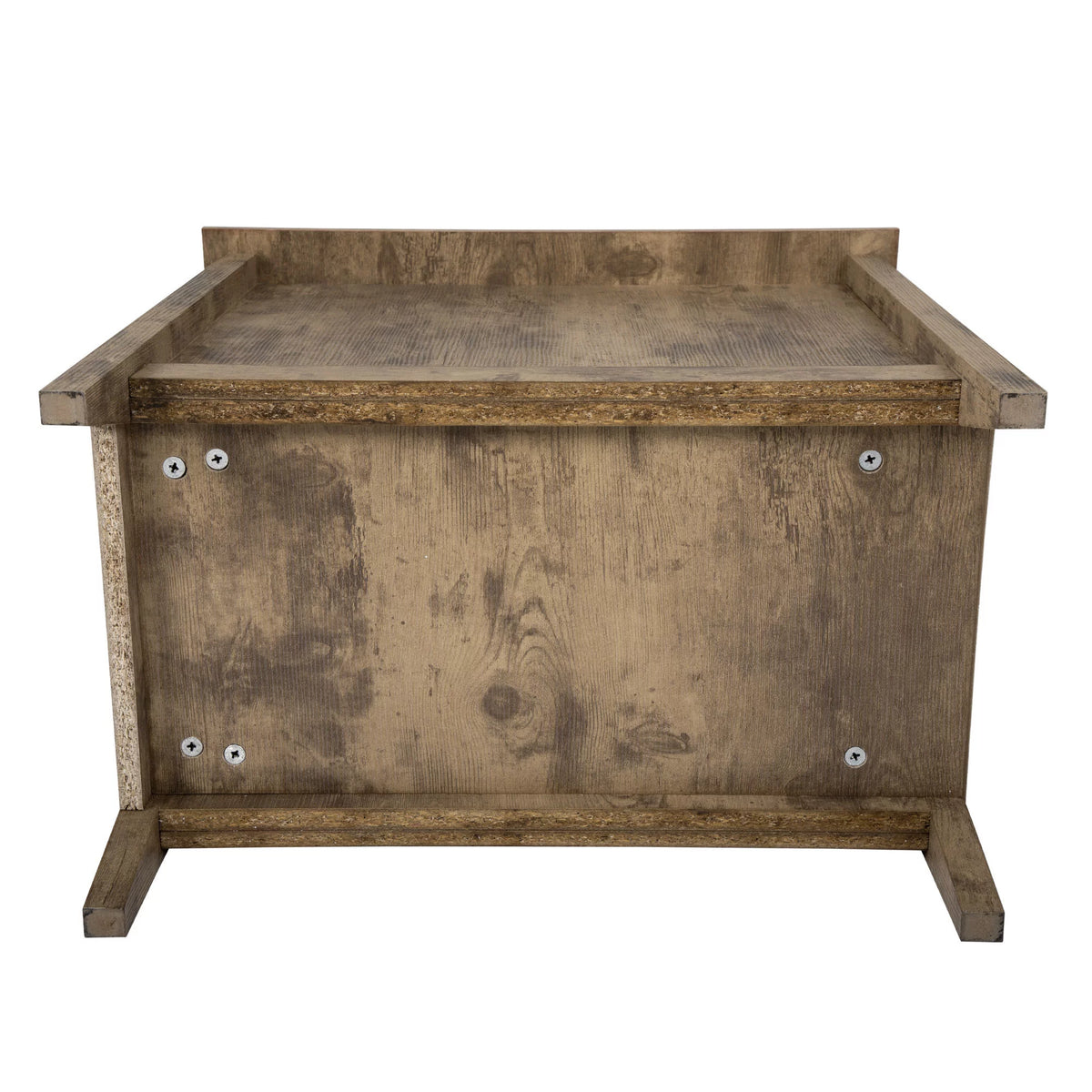 Set of 2 Wood Side Table with Cabinet and Shelf R520071