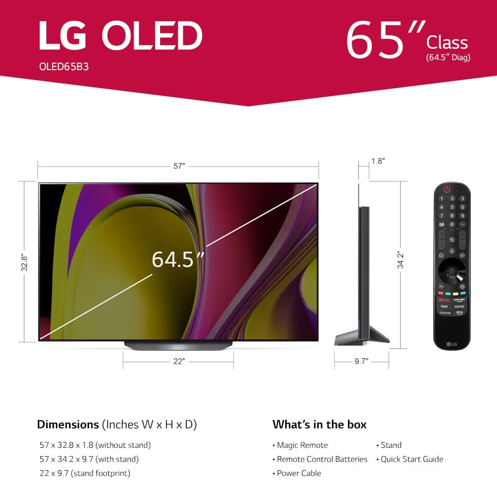 65 Class 4K UHD OLED Smart TV with Dolby Vision R327