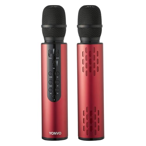 Black Handheld Wireless Microphone with 10W Dual Speakers D9839