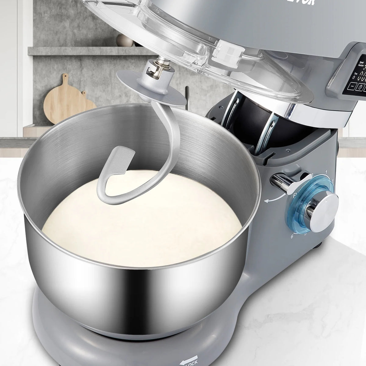660W 6 Speeds Tilt-Head Stand Mixer with 5.8 Qt I409799