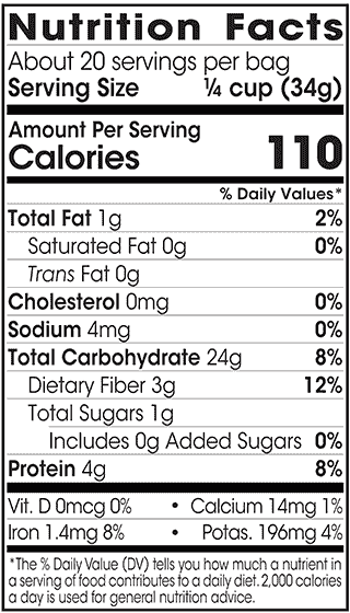 Organic Sprouted Buckwheat Flour 24 oz Bag Y1044
