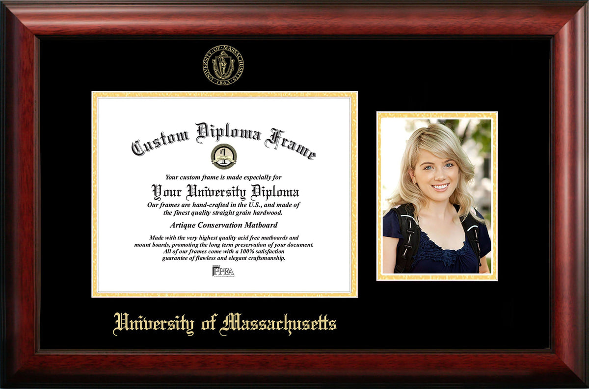 Gold Embossed Diploma Frame with 5 X7 Portrait L258