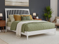 Queen Solid Wood Sleigh Platform Bed U9736