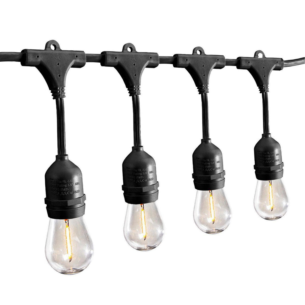 Black LED Outdoor String Lights Y58506