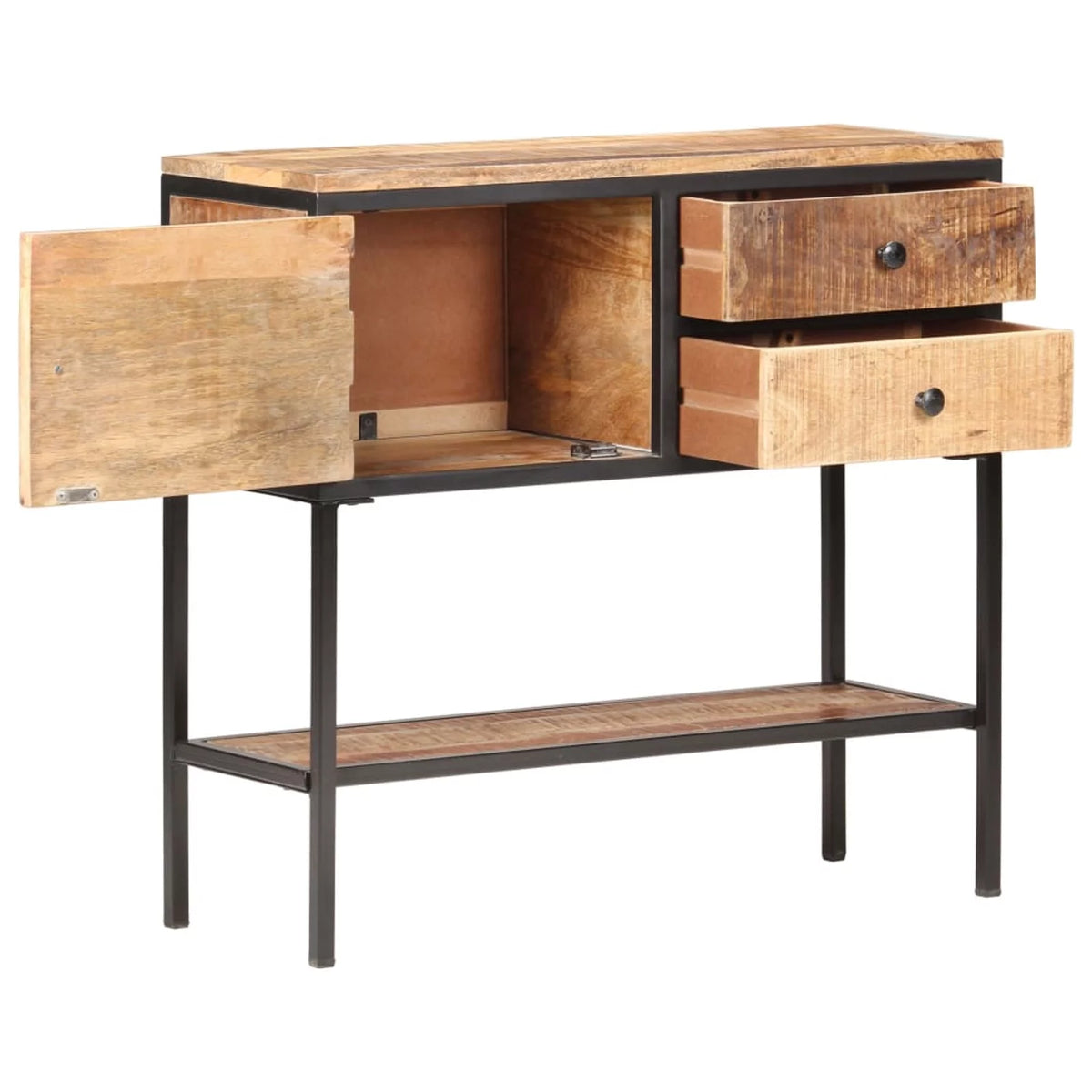 Rough Mango Wood Sideboard C580301