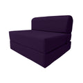Purple Folding Foam Sleeper Chair A3287