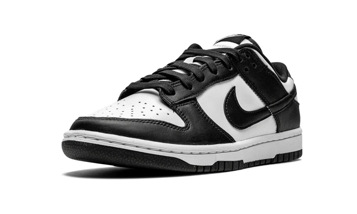 Black & White Leather Running Shoes I546180