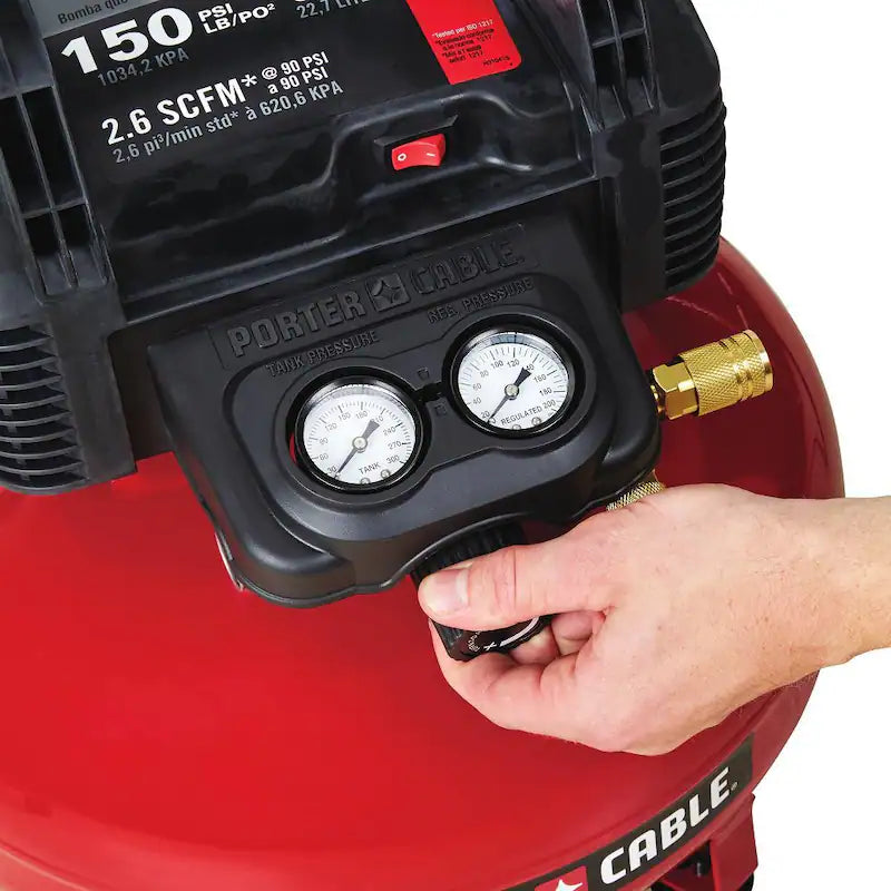 6 Gal. 150 PSI Portable Electric Pancake Air Compressor C689153