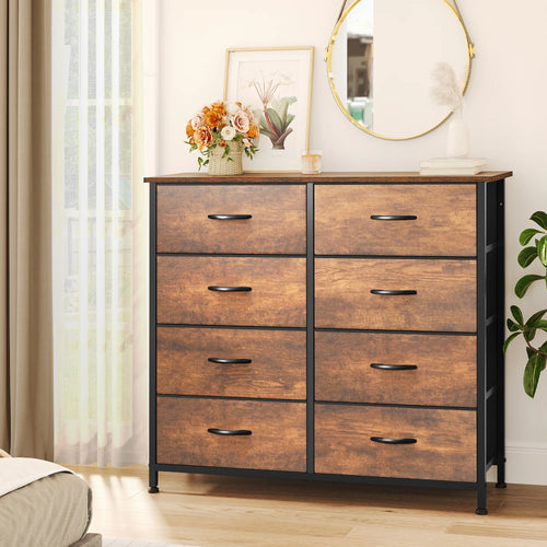 10 Drawer Fabric Storage Dresser B978