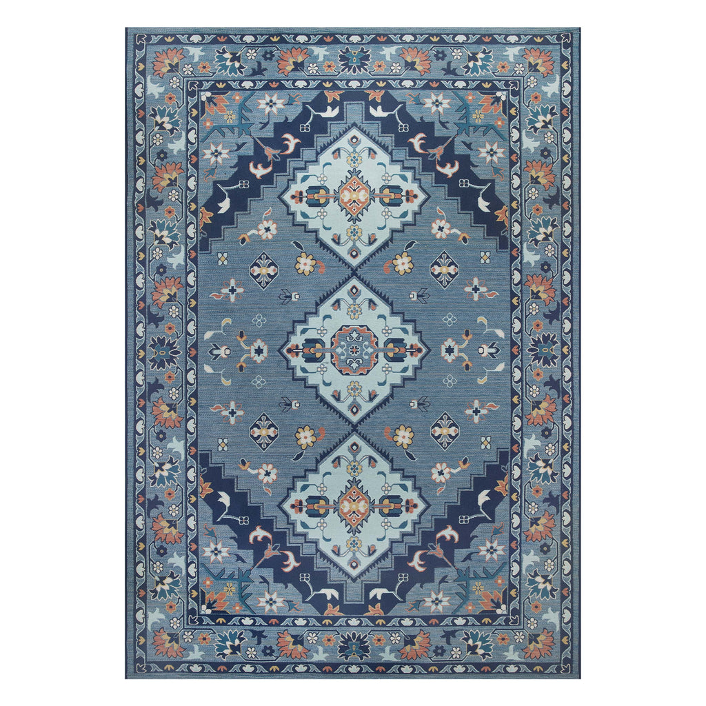 Indigo Blue 7' x 10' Outdoor Rug U66328