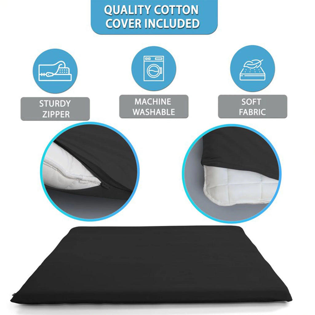 Black Queen Foldable Japanese Floor Mattress W546