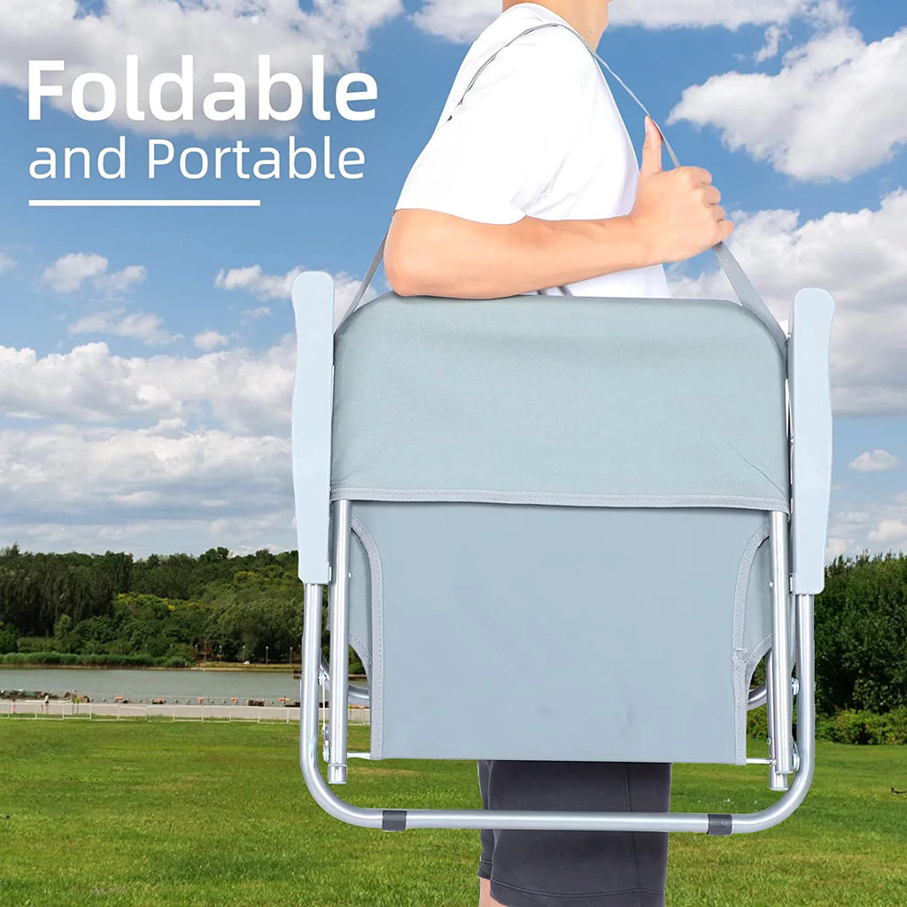 Blue Folding Beach Chair C759755