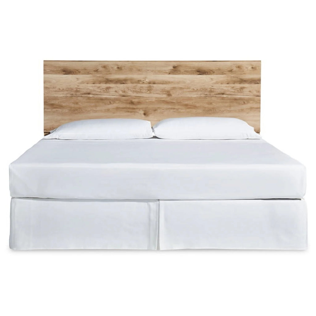 King Panel Headboard in Tan Golden Rustic Z231