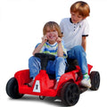 2-Seater Kids Ride On Car Go Kart with Remote Control, 3 Speeds, Red Y432