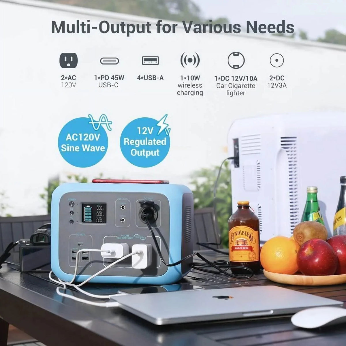 500Wh 300W Portable Power Station F497