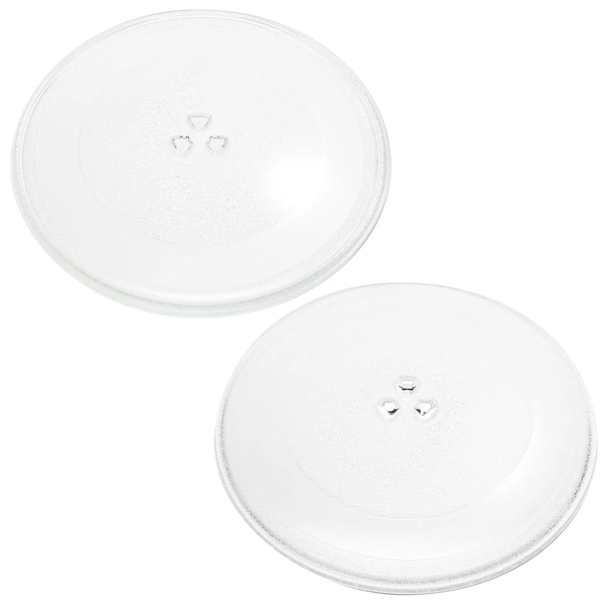 2-Pack Microwave Glass Turntable Tray 12 3/4" U950