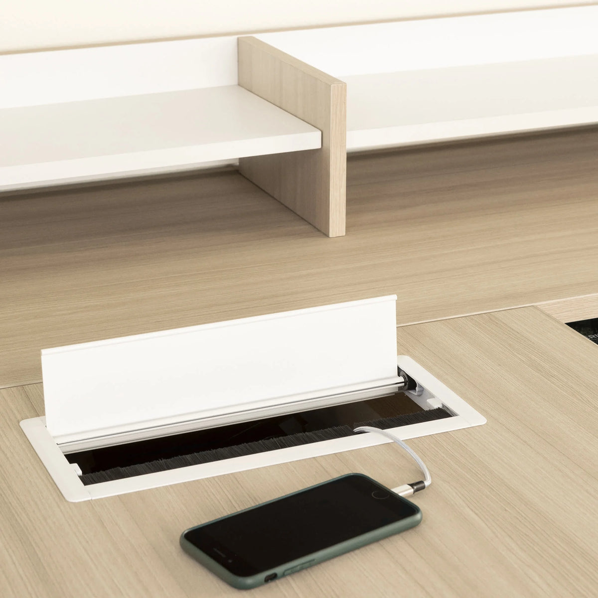 L-Shaped Desk with Power Bar S779400