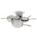 10 Piece Stainless Steel Cookware Set U911