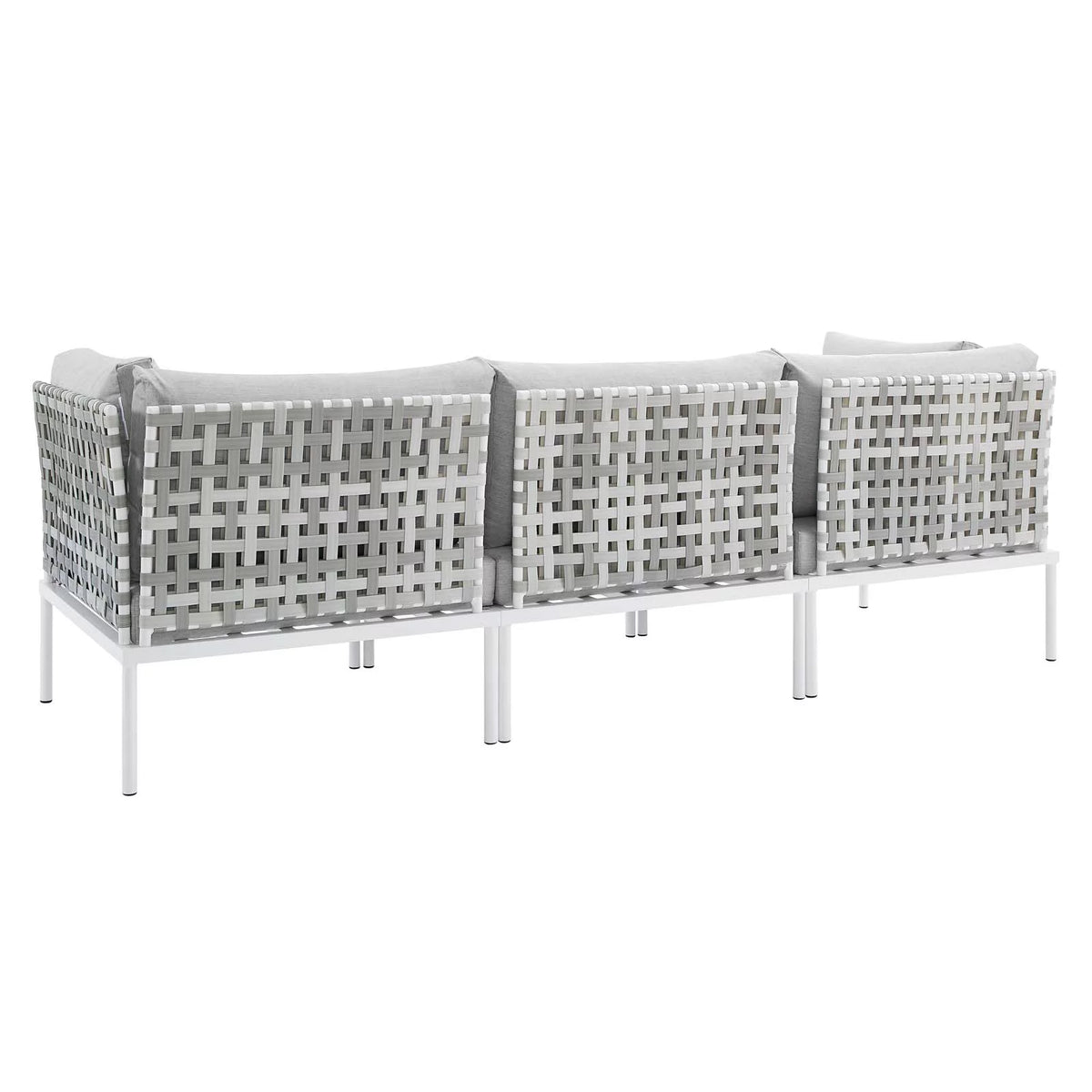 Grey Aluminum Outdoor Sofa A37665
