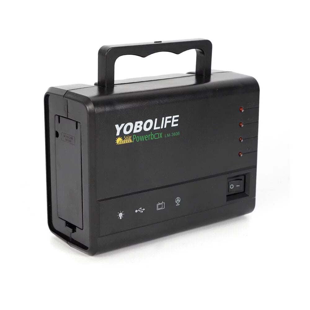 Portable Solar Panel Power Storage Generator Kit F99773