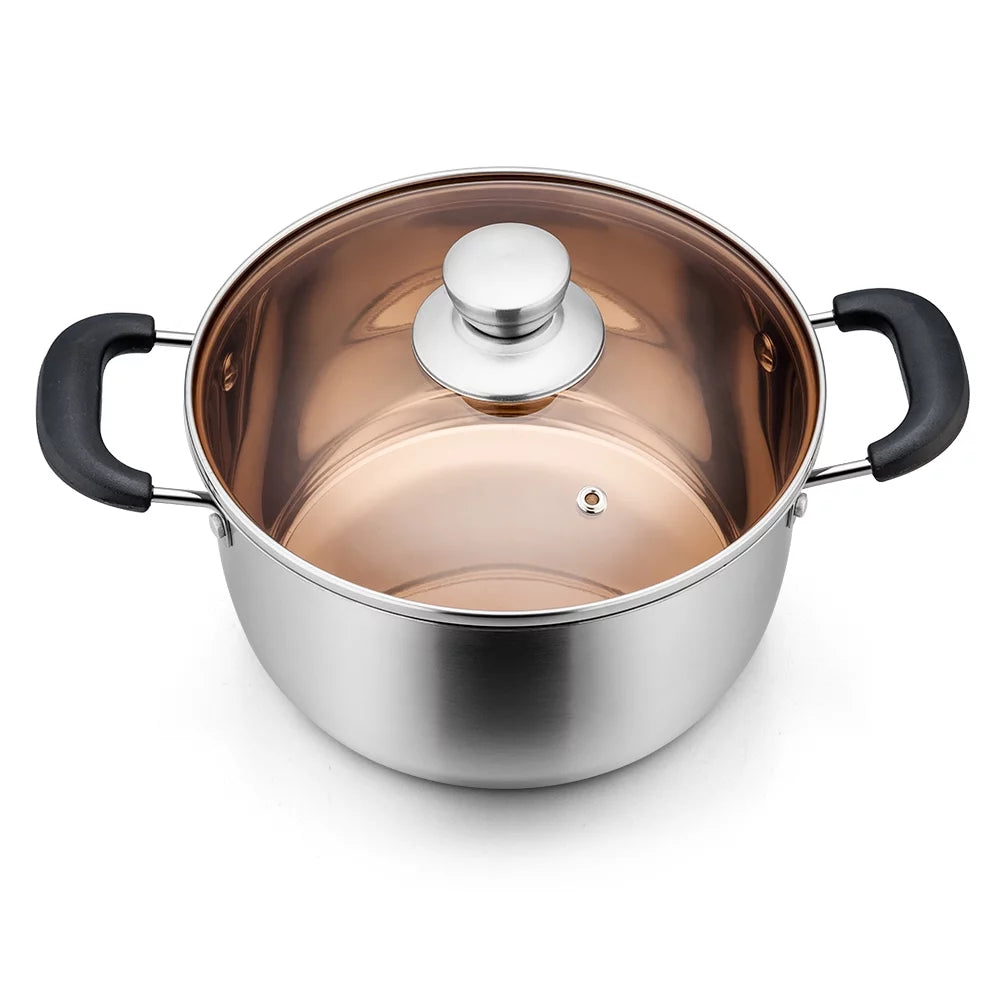 4 Quart Stainless Steel Stockpot with Lid Z42694