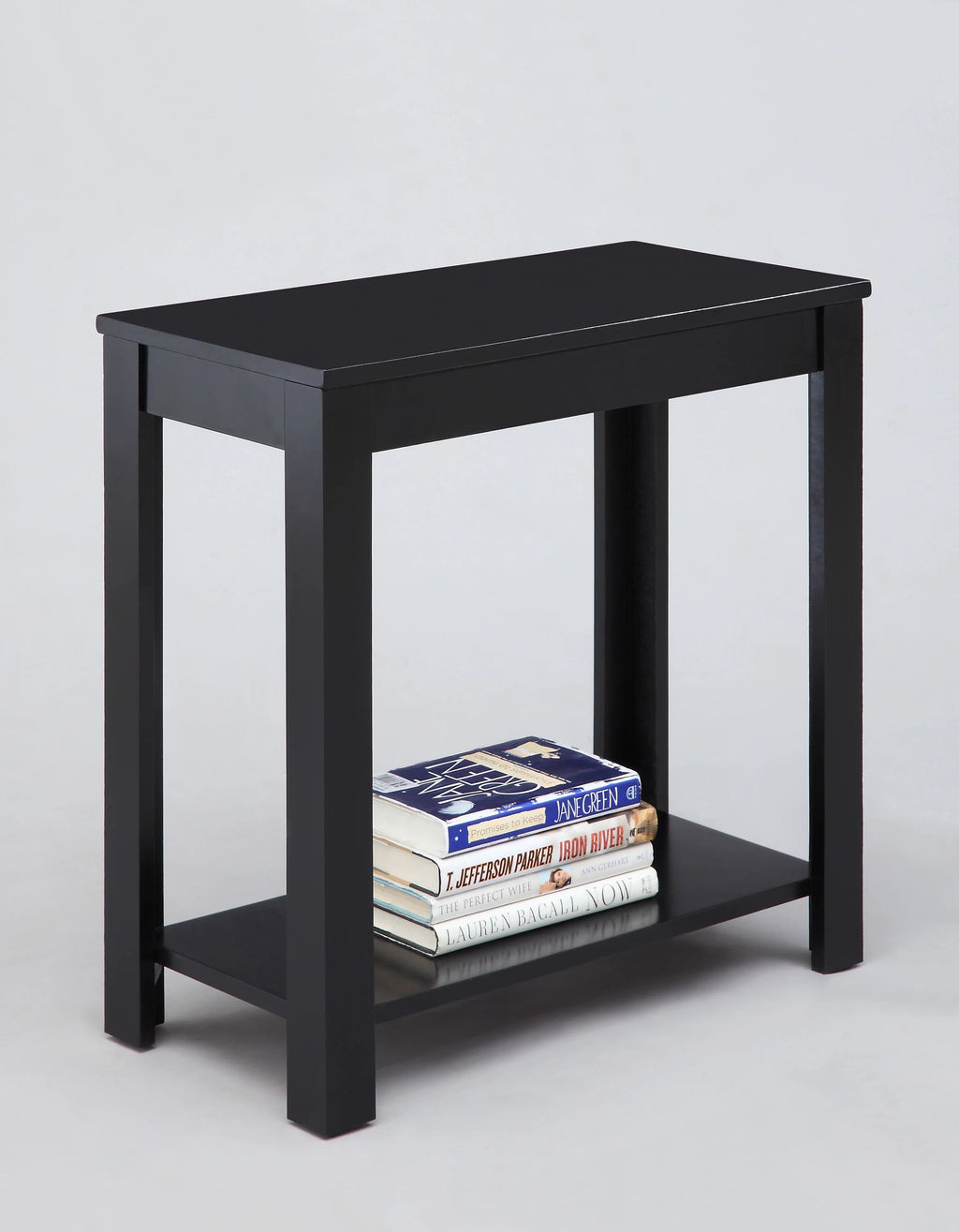 Black Wooden Chairside Table G684