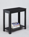 Black Wooden Chairside Table G684