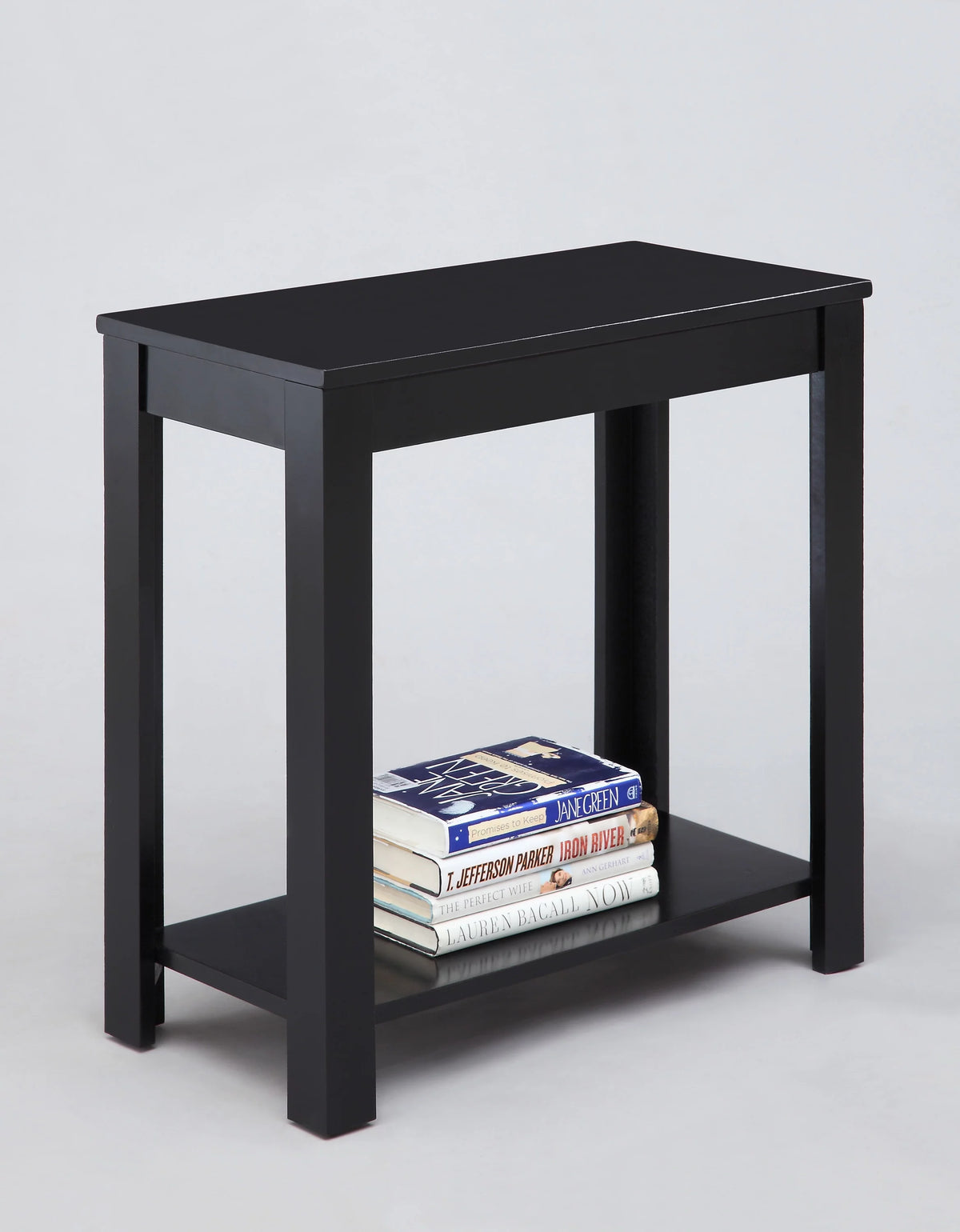 Black Wooden Chairside Table G684