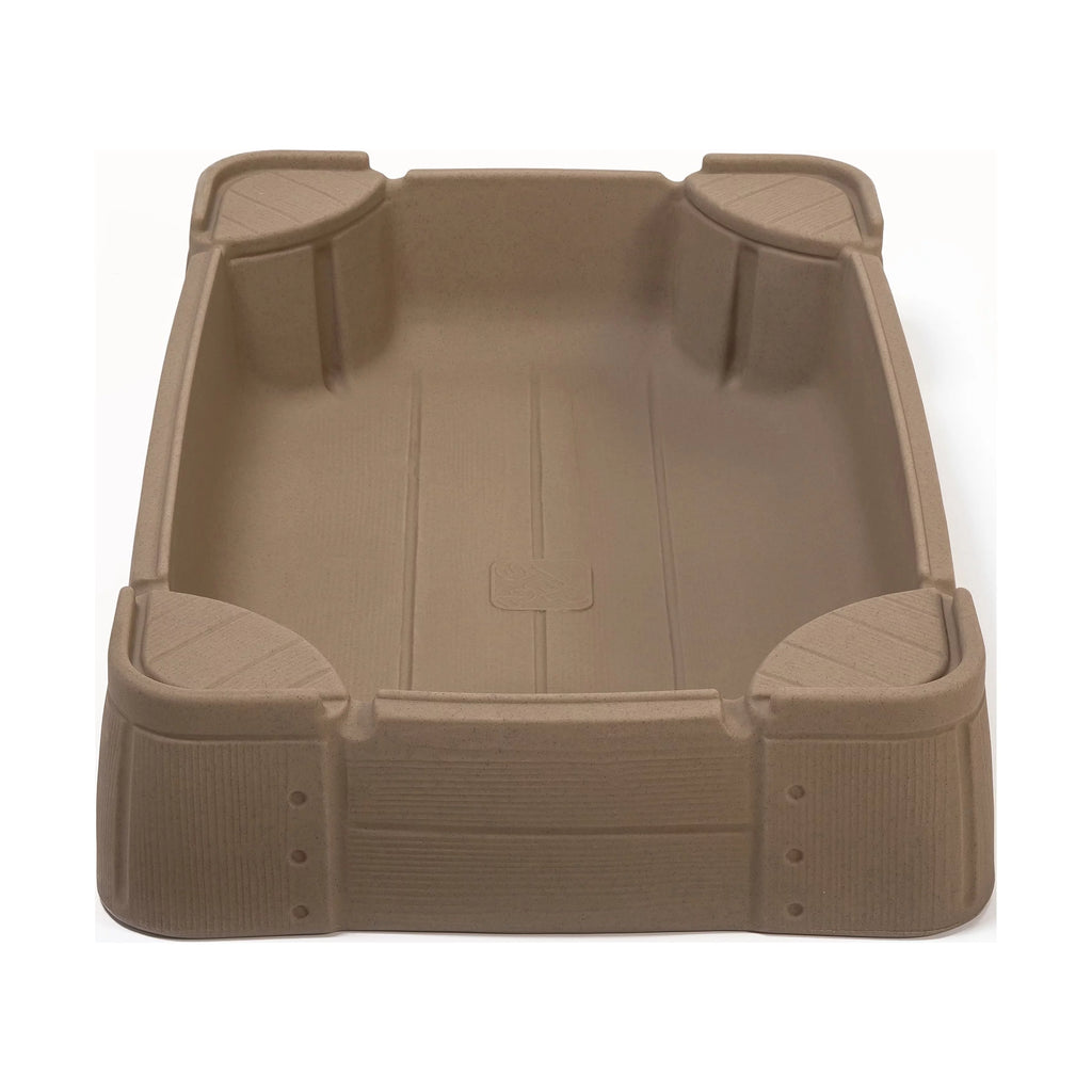 Brown Plastic Kids Sandbox with Cover K587322