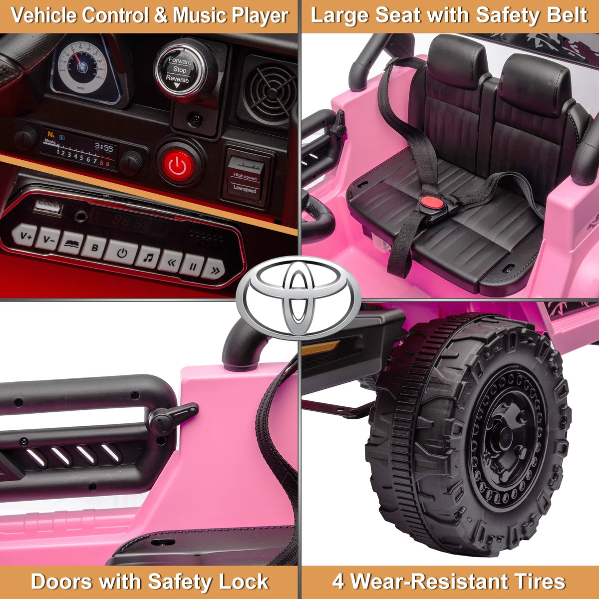 12 V Battery Powered Ride on Car with Remote Control Q19365