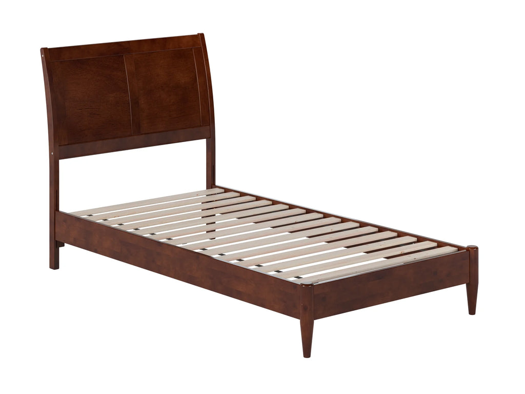 Twin Solid Wood Sleigh Platform Bed M18100